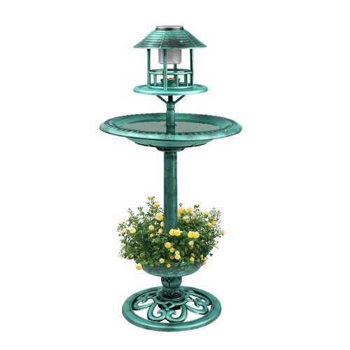 Bird hotel feeder bath with - feeder, &